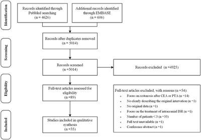 Treatment of the Carotid In-stent Restenosis: A Systematic Review